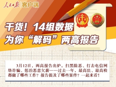 干货！14组数据，为你“解码”两高报告