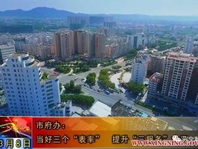 兴宁市府办：当好三个“表率” 提升“三服务”水平