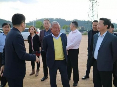 香港时计宝集团董事局主席董观明到大埔考察投资环境