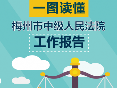 速看！一图读懂梅州市中级人民法院工作报告