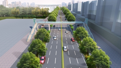 梅县区这两座人行天桥开建，预计工期半年