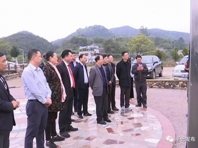 福建武平县人大、检察院调研组到平远调研生态保护工作机制