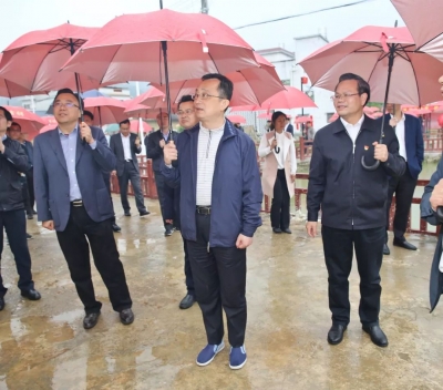 陈敏、张爱军率队到丰顺龙岗镇马图村考察乡村振兴工作 