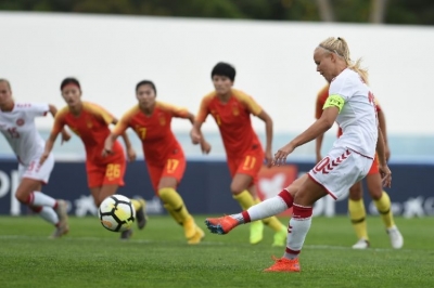 阿尔加夫杯中国女足一球不敌丹麦遭遇两连败