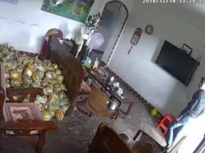 呔！梅县男子“专吃窝边草”，监控让其“秒现原形”