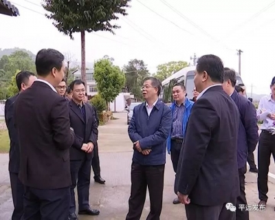 涂高坤到平远调研乡村信息化工作