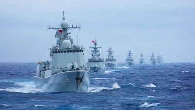 中国人民解放军海军成立70周年多国海军活动海上阅兵举行