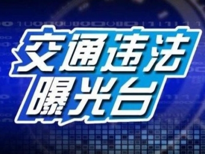 高清抓拍！梅城又一批违法车主被曝光，可有你认识的