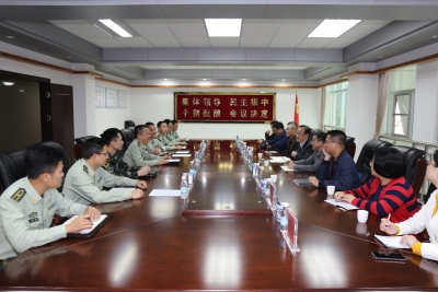梅州市退役军人事务局到武警梅州支队走访调研