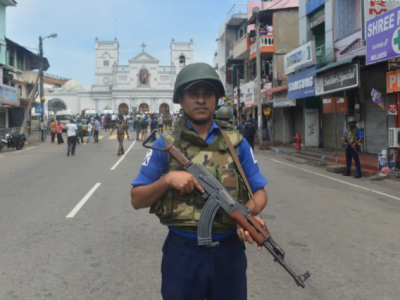 斯里兰卡爆炸案已有75人被捕，逾八千名军人协助搜捕嫌犯