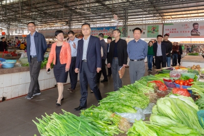 张爱军调研梅州城区市政设施改造建设情况