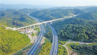 梅畲快速干线工程建设纪实丨穿山越壑筑坦途 踏平坎坷成大道 