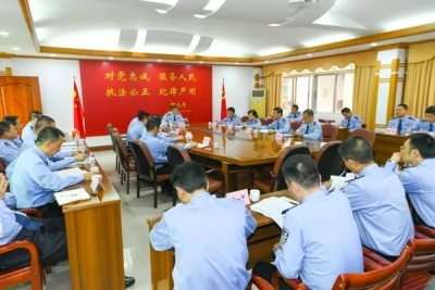 市公安局梅江分局党委传达学习贯彻省委书记李希同志来梅调研讲话精神