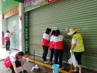 跟“脏乱差”say no！梅城华建市场环境整治ing~