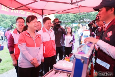 今天是世界红十字日、世界地贫日，梅州举办这场爱心义诊