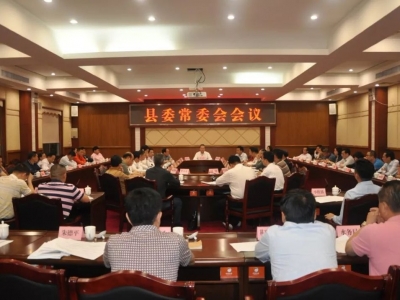 丰顺县委常委会召开会议：让绿色青山成为丰顺最美底色