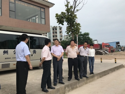 韩小林到梅县区新城办事处调研督导创文工作