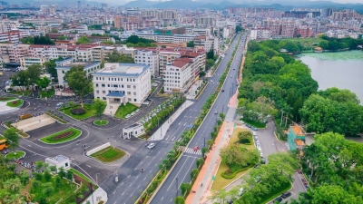 车辆川流不息！江南新城华南大道及地下综合管廊基本完工