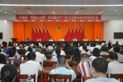 丰顺召开纪念五四运动100周年大会，一批先进集体和优秀个人获表彰