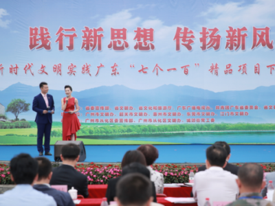 黄俊英进村表演相声了，新时代文明实践新风吹进广州美丽乡村