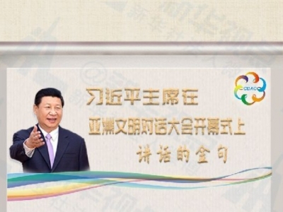 国家主席习近平在亚洲文明对话大会开幕式上的讲话金句