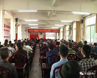 平远各级各部门继续开展《粤港澳大湾区发展规划纲要》宣讲