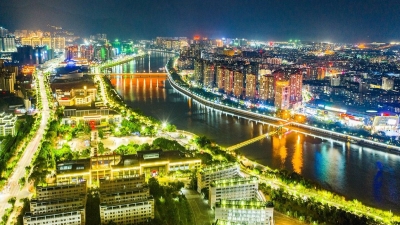 每日一景丨华灯初上，梅城夜未央
