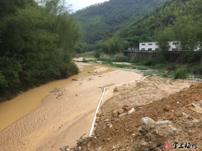 丰顺留隍金岗村非法洗砂致河道污染？镇政府行动了~