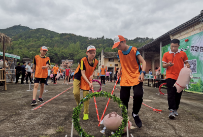 “土味”文旅大餐送给你，梅县侨乡村举办首届农耕趣味运动会