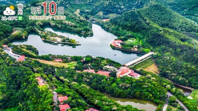 每日一景丨绿满雁山湖，美丽乡村和客家文化的结合