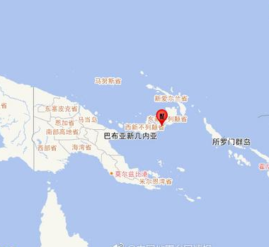 巴布亚新几内亚发生7.2级地震，暂无海啸威胁