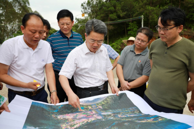朱少辉率队调研五华客天下文化旅游产业园项目