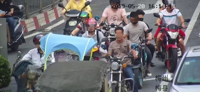 后果挺严重！梅县区新一批摩托车交通违法人员曝光