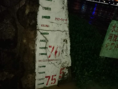 梅江河最高水位未超警戒，巡河护堤不松懈