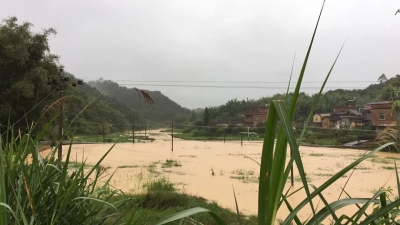 暴雨来袭致石坑镇多地受灾，所幸无人员伤亡