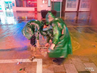 夜间梅州有阵雨局部大雨，蕉岭受浸街道退水恢复正常