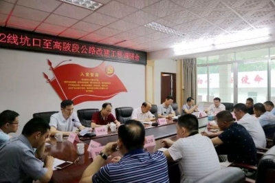 大埔县领导带队调研S222线坑口至高陂段公路改建工程