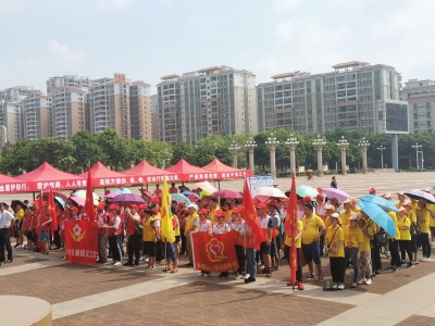 高铁平安行，安全在我心！梅县区开展爱路护路宣传活动