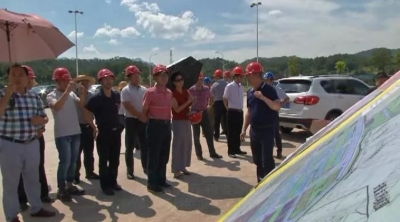 省水利厅稽查组到大埔对高陂水利枢纽工程开展专项稽查