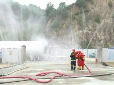 防范风险保安全！大埔开展天然气泄漏事故应急救援演练活动