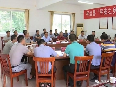 平远召开“平安之乡”实践创新项目建设现场推进会