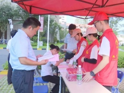 助推“创文”！蕉岭多部门联合开展宣传活动