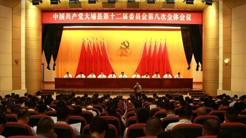 今天！中共大埔县委十二届八次全会开幕