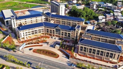 投入1.4亿元！开学季，梅县区给小朋友送了一座新校园...