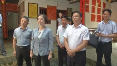 省委宣传部常务副部长白洁到大埔调研青溪红色交通线保护开发工作