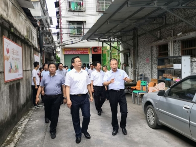 陈晓建到梅江区督导创文工作