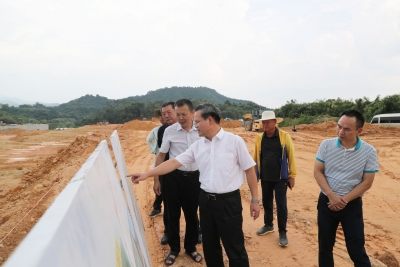 曾永祥调研梅汕高铁丰顺段配套设施建设项目