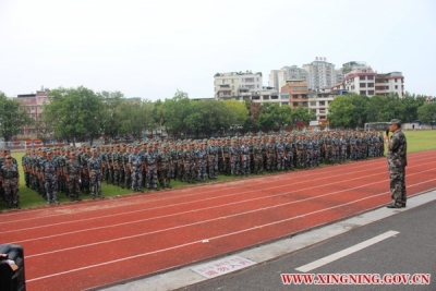 加油！兴宁385名“准新兵”参加役前训练