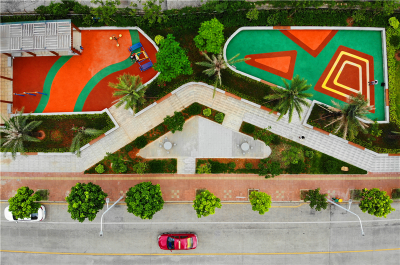 又一休闲健身好去处！梅江区溪宫路社区公园建成开放