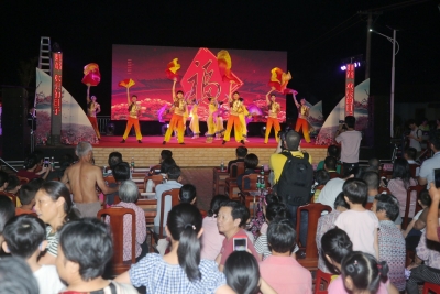 共享视听盛宴！梅江区新联村今晚真热闹